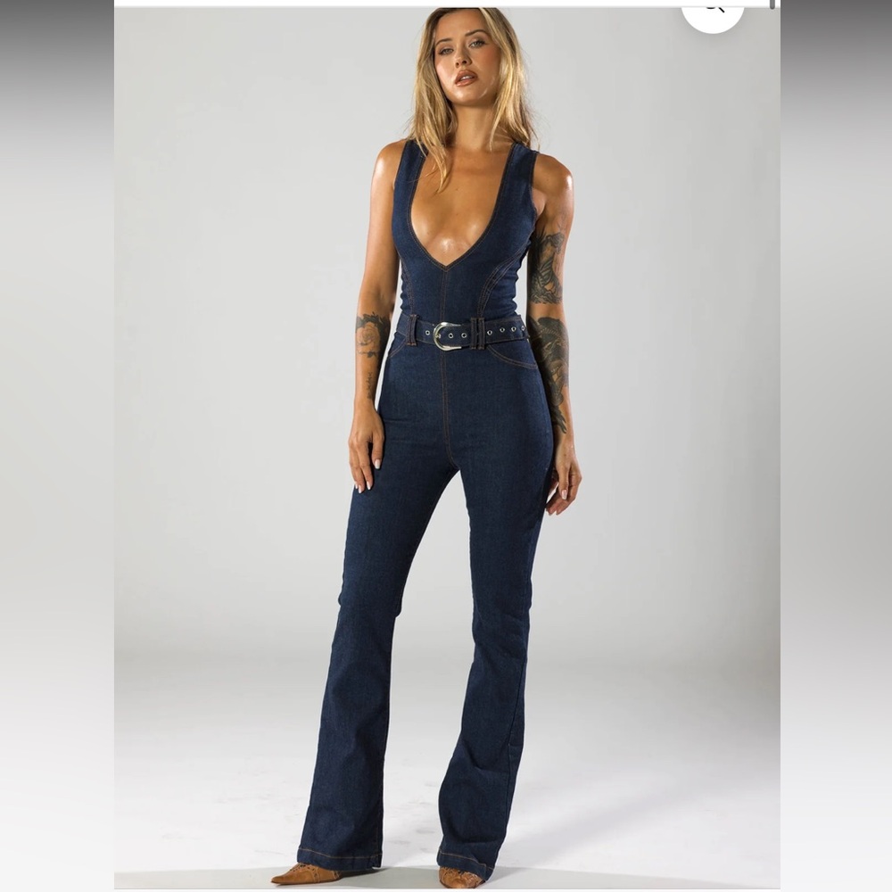 Revice denim ‘76 prima donna jumpsuit NWT